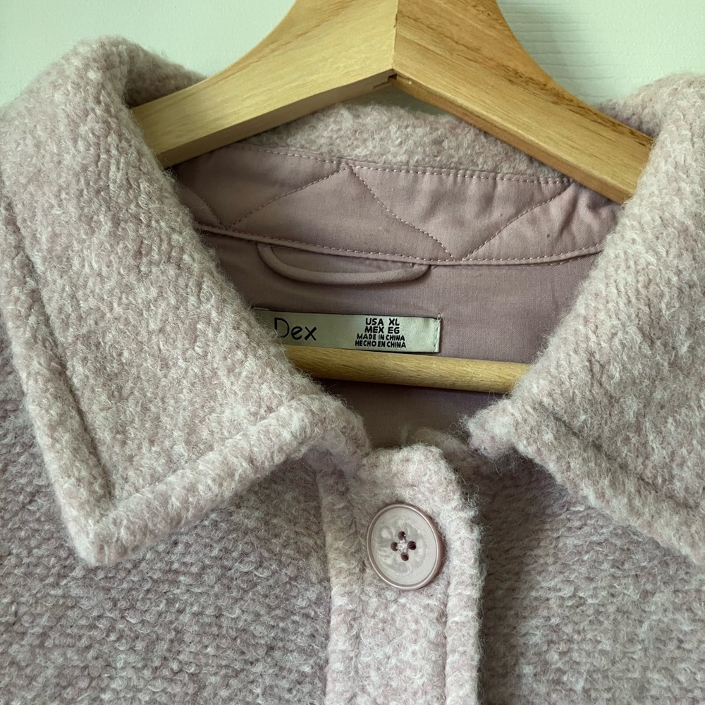 Dex Soft Pink Shacket - Picture 3 of 5